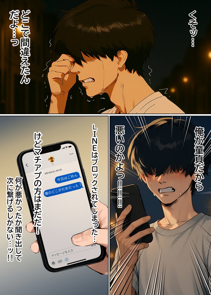 【実話】童貞マチアプ体験記！冴えないエンジニア（23）が愛を証明するまでwww 無料エロ漫画（同人誌）サンプル画像017