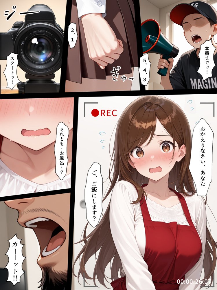 疑似夫婦生活で演技指導 -これは演技、演技のはず――だよね?- 無料エロ漫画(同人誌)サンプル画像002