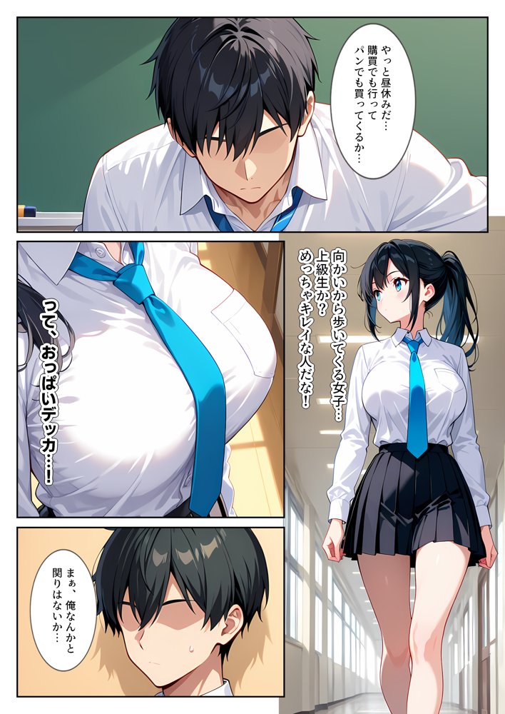 快楽に目覚めた無垢な爆乳風紀委員長とドMなギャル保健医に射精管理されています！ 無料エロ漫画（同人誌）サンプル画像002