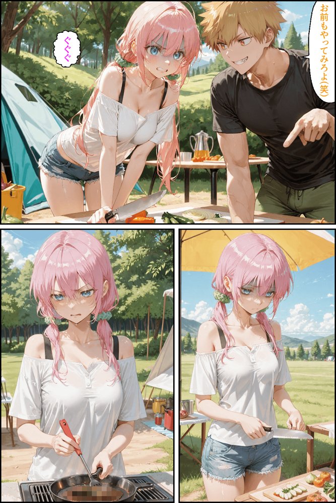 可愛いだけにされちゃう式守さん3(川遊びの日の式守さん) 無料エロ漫画(同人誌)サンプル画像007