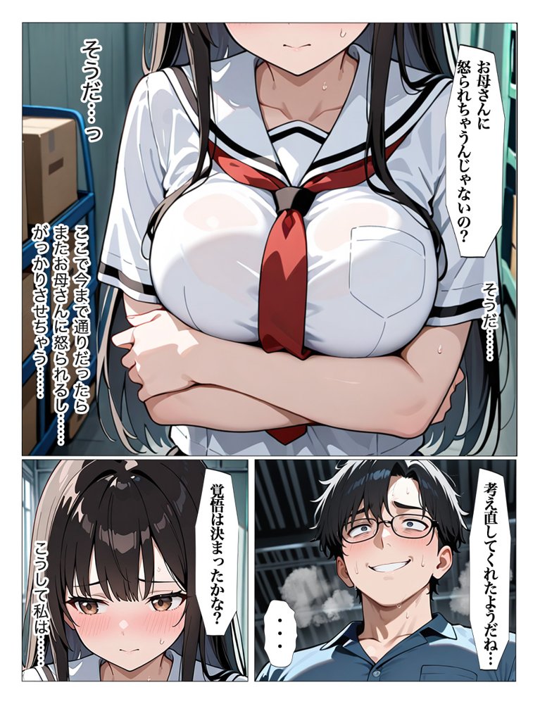 ホームレスの激クサちんぽで中出しされました 無料エロ漫画(同人誌)サンプル画像010