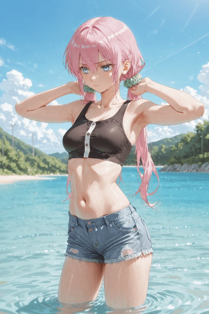 可愛いだけにされちゃう式守さん3(川遊びの日の式守さん) 無料エロ漫画(同人誌)サンプル画像011