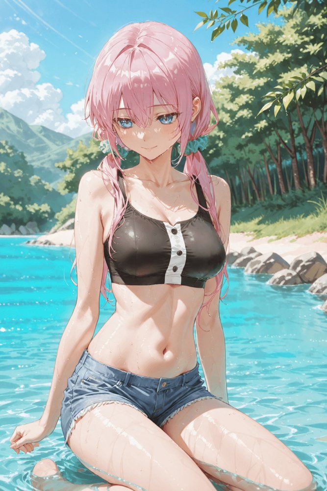 可愛いだけにされちゃう式守さん3(川遊びの日の式守さん) 無料エロ漫画(同人誌)サンプル画像013