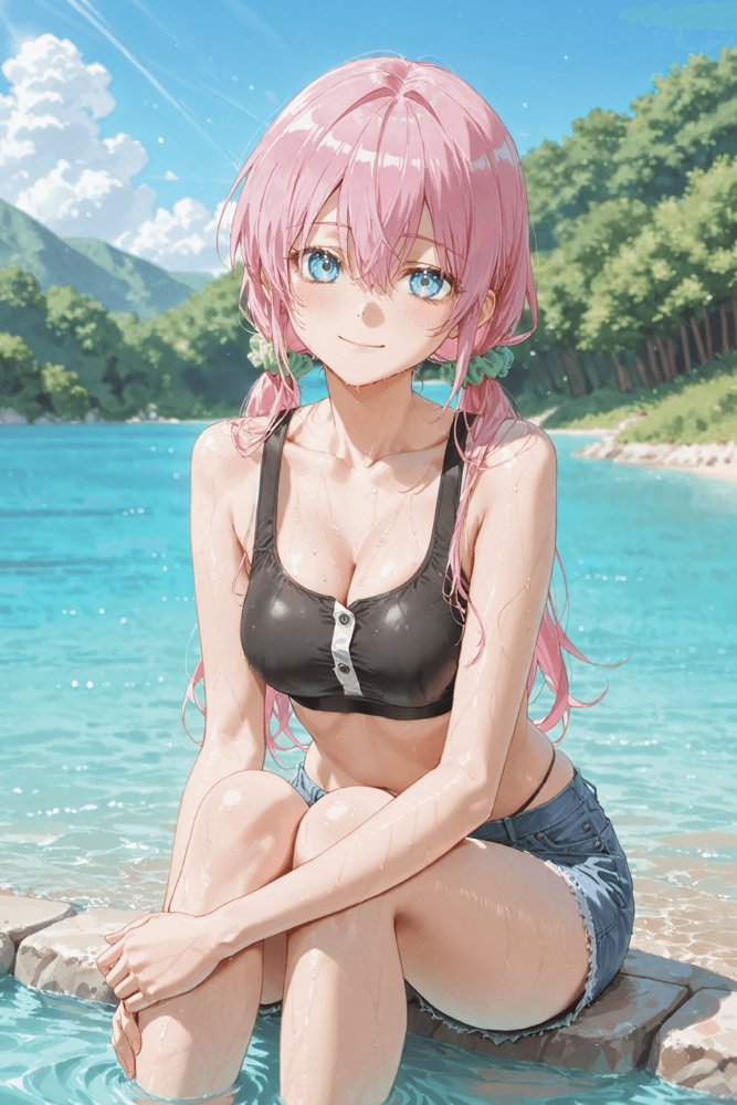 可愛いだけにされちゃう式守さん3(川遊びの日の式守さん) 無料エロ漫画(同人誌)サンプル画像015