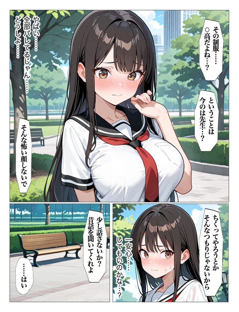 ホームレスの激クサちんぽで中出しされました 無料エロ漫画(同人誌)サンプル画像020