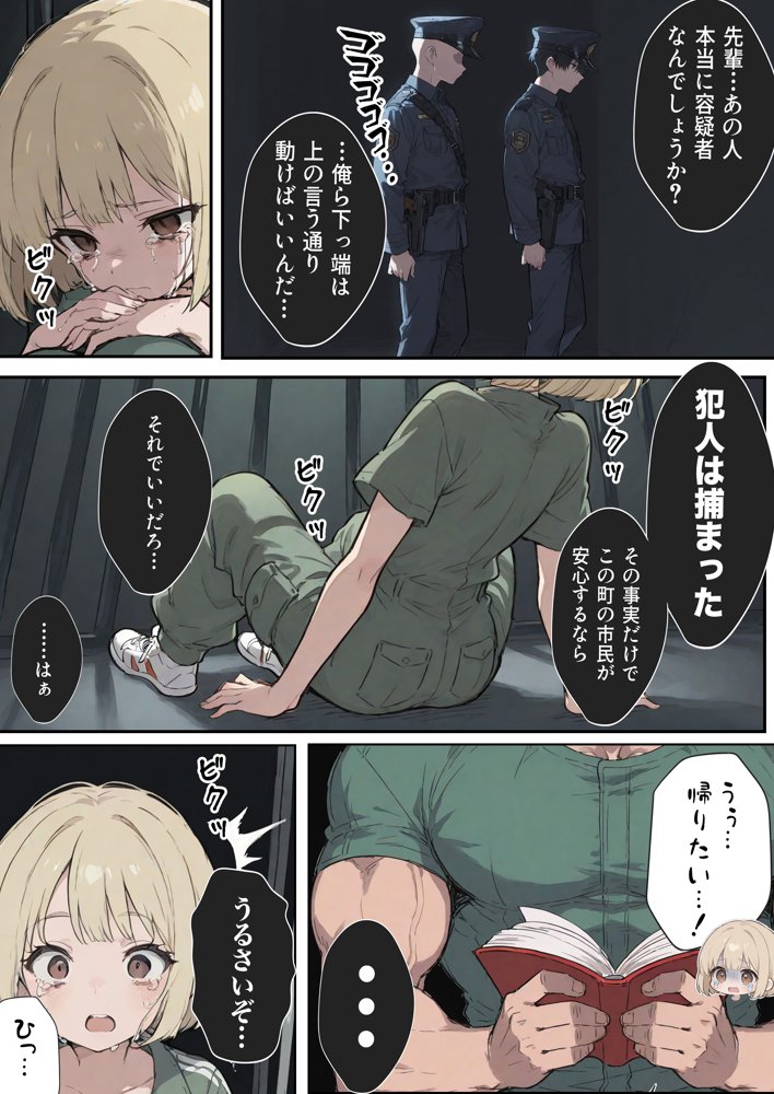 男性刑務所肉便器女  男として誤認逮捕されたOLの末路 無料エロ漫画（同人誌）サンプル画像023