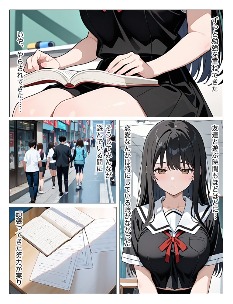 ホームレスの激クサちんぽで中出しされました 無料エロ漫画(同人誌)サンプル画像003