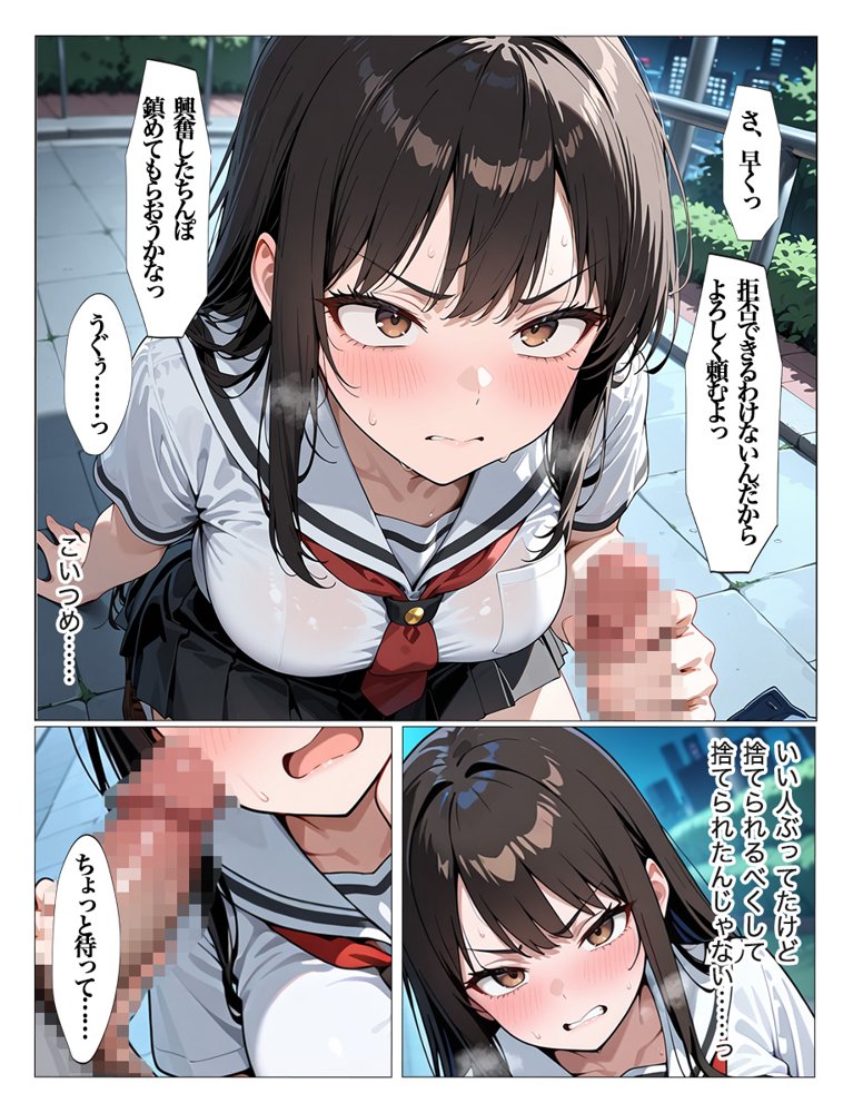 ホームレスの激クサちんぽで中出しされました 無料エロ漫画(同人誌)サンプル画像030