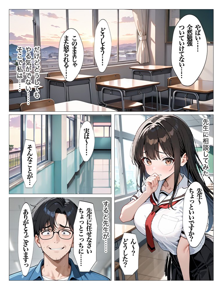 ホームレスの激クサちんぽで中出しされました 無料エロ漫画(同人誌)サンプル画像007