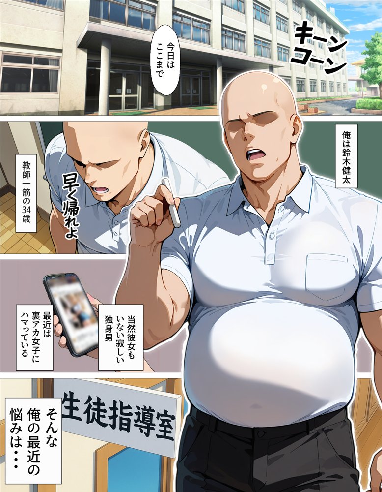 教え子ギャルの裏アカを見つけた話〜竿役契約から始まるガチ恋堕ちSEX 無料エロ漫画(同人誌)サンプル画像002