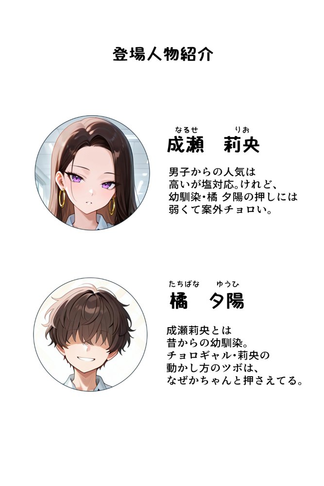 強気だけど実はチョロすぎる幼馴染ギャルー学校編ー 無料エロ漫画(同人誌)サンプル画像001