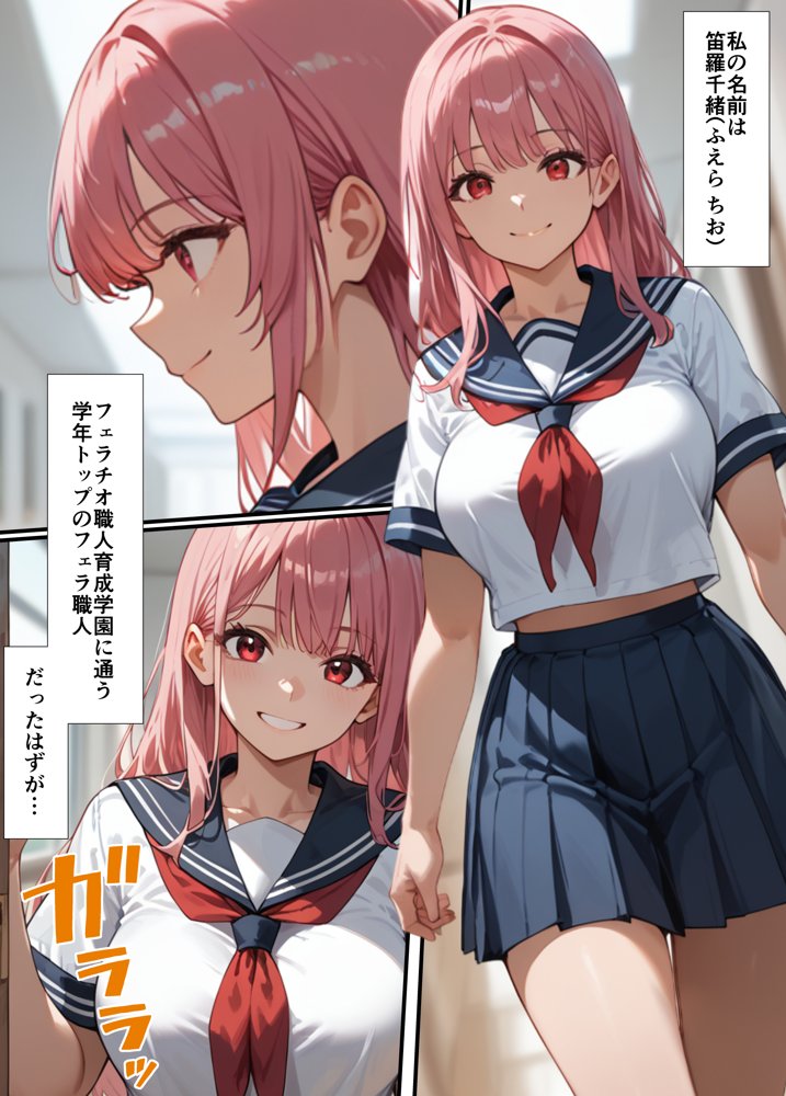 フェラチオ職人育成学園 無料エロ漫画（同人誌）サンプル画像003
