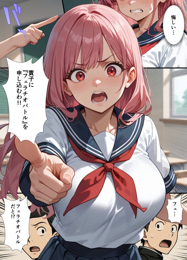 フェラチオ職人育成学園 無料エロ漫画（同人誌）サンプル画像007